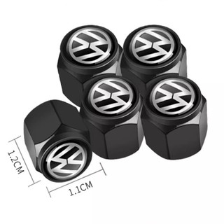 4 Bánh Xe Ô Tô Lốp Van Mũ Chống Trộm Bánh Xe Trung Tâm Dán Cho Volkwagen VW Golf GTI Passat Jetta Touran Tiguan Polo Magotan