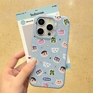 Dành Cho IPhone 17 16 15 14 Plus 13 12 11 Pro Max X XR XS MAX 7 8 PLUS Dễ thương nhỏ mới màu xanh điện thoại trường hợp
