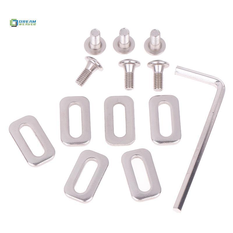 Bộ bàn đạp xe đạp đường bộ với cleat và phụ kiện sửa chữa M5 vít gioăng mới