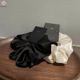 <![PCW-T] Dây buộc tóc satin ruột lớn, thiết kế nơ to thời trang