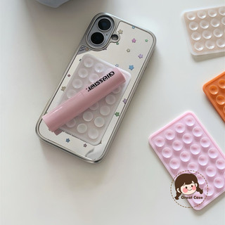 Ins Style Dễ Thương Silicone Hút Đơn Giản Di Động Nhiều Màu Chống Trơn Trượt Hấp Phụ Mạnh Có Thể Tháo Rời Giá Đỡ