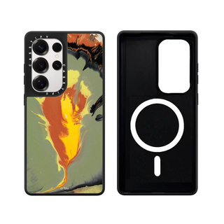 Từ Nghệ Thuật Rừng Hoàng Hôn Gương Cứng Phone Case Dành Cho Samsung Galaxy S26 25 24 23 UItra S26 25 24 23 Plus Vỏ Bảo Vệ Chống Sốc