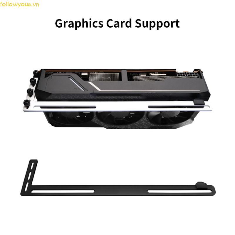 Fol Nhôm Card Đồ Họa Khung Hỗ Trợ GPU Nẹp Hình Chữ L Làm Mát Card Đồ Họa Giá Đỡ GPU Chân Đế Có Thể Điều Chỉnh Giá Đỡ