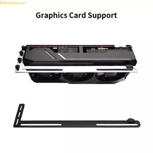 Fol Nhôm Card Đồ Họa Khung Hỗ Trợ GPU Nẹp Hình Chữ L Làm Mát Card Đồ Họa Giá Đỡ GPU Chân Đế Có Thể Điều Chỉnh Giá Đỡ