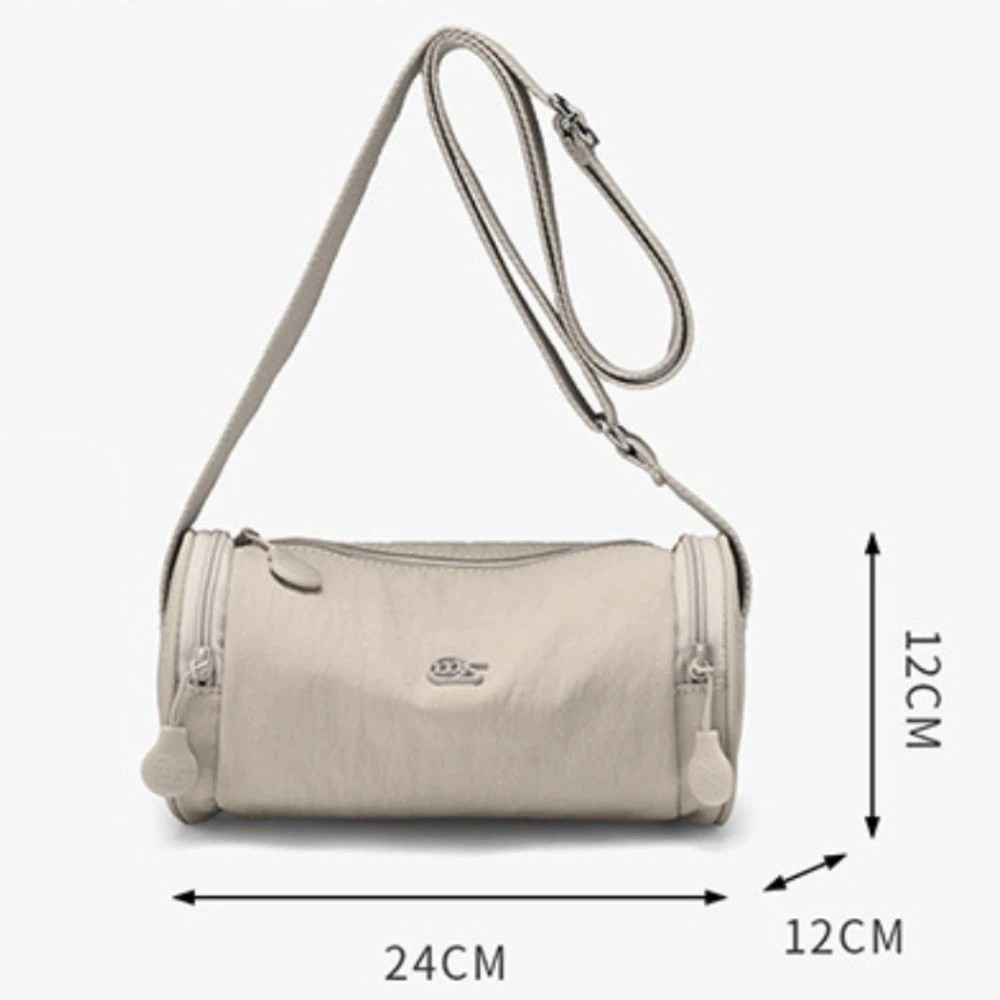 Túi đeo vai/đeo chéo nylon nhẹ, dây đeo điều chỉnh, dung tích lớn, nhiều túi, sử dụng đa năng