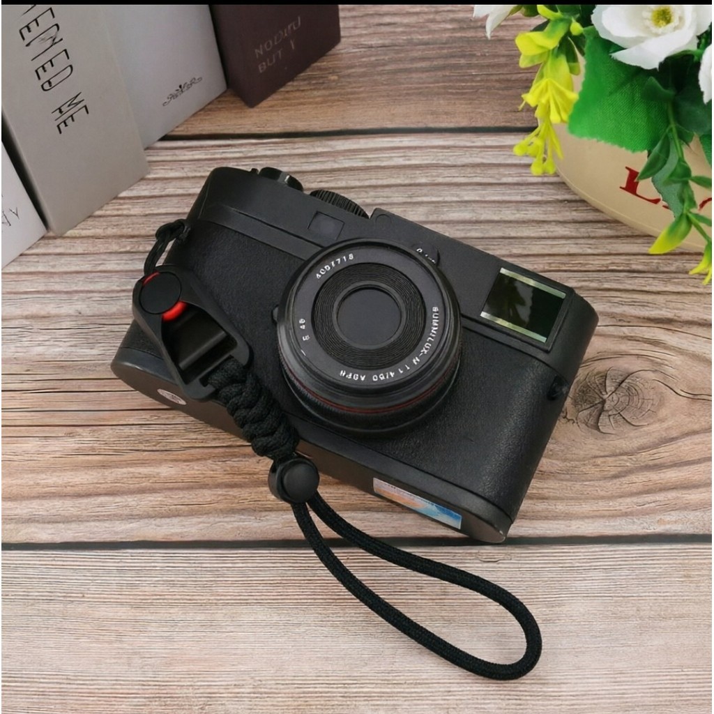 【COD】Dây đeo cổ tay máy ảnh dệt tay chống rơi bằng sợi dù chắc chắn, lý tưởng cho nhiếp ảnh gia đường phố.