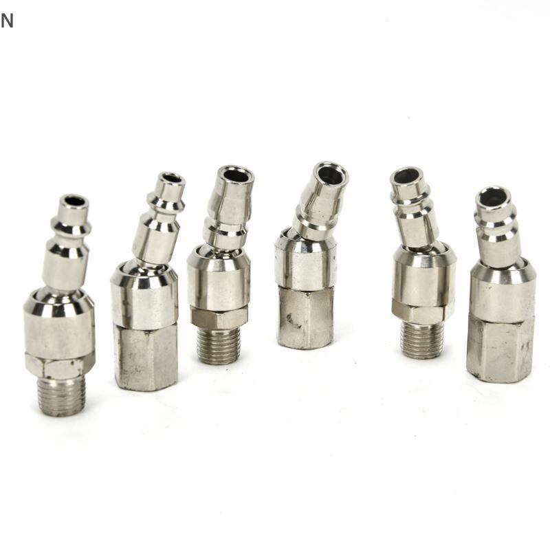 NS Air Dụng Cụ Phụ Kiện Xoay 360 Độ Đầu Nối Xoay Qui Cắm Adapter Đa Năng Ống Khí Phụ Kiện Sử Dụng Công Nghiệp NS