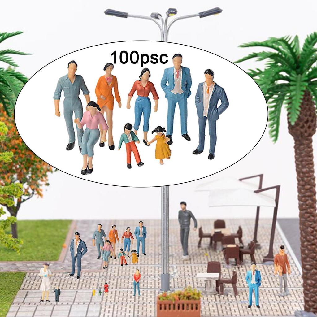 Nhựa Vẽ Tay Nhân Vật Phong Cảnh Cát Bàn Đồ Chơi Mini Người Diorama Trang Trí