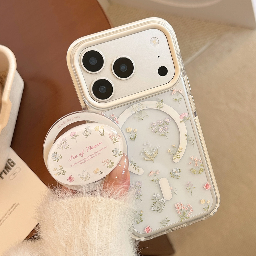 Ốp Điện Thoại Bó Hoa Màu Sắc Nhẹ Nhàng Cho iPhone17, Cấp Xuất Hiện Cao Cho 15, Apple 12, Ốp Mềm Trong Suốt Với Phong Cách Tươi Cho iPhone17pm Và 16