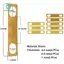 Đàn Guitar Đồng Cao Cấp Dây Đeo Cổ Cho Bass Nhạc Cụ Điện Nâng Cao Gioăng Dụng Cụ Hình Chữ Nhật Phần Nhạc