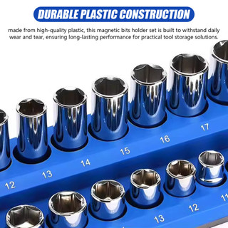 Dụng cụ sắp xếp tay áo từ tính mét Inch có từ tính mạnh với từ tính mạnh cho ổ cắm hệ mét nông hoặc sâu