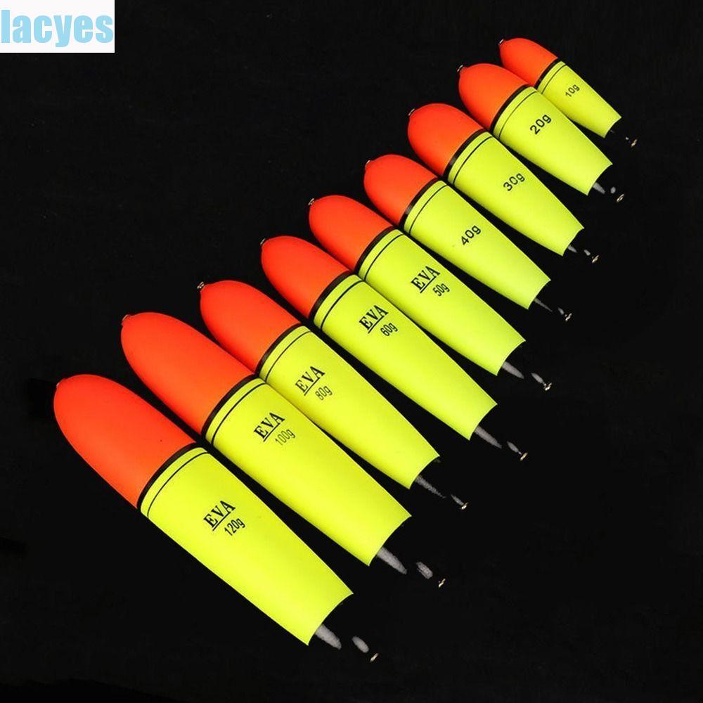 Phao câu cá bằng bọt LACYES, 10g-120g Phao câu cá Bobber, Phao nổi Loại bụng lớn Độ cứng cao Câu cá biển nổi cao