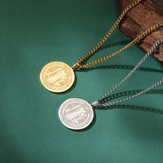 Saint Benedict Exorcist Cross - Huy Chương Mặt Dây Chuyền Thép Không Gỉ, Bùa Hộ Mệnh, Quà Tặng