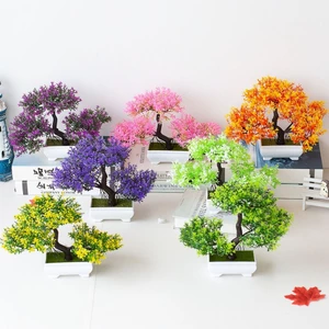 <cosyh>Artificial Pot Plant Display Fake Cabinets Indoor Outdoor Lifelike Pine tree