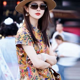 Áo sơ mi nữ phong cách Trung Hoa, thiết kế nút thời trang cho mùa hè