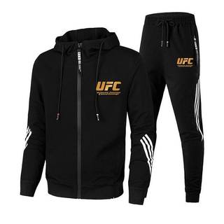 2026 UFC Fall New Fashion Leisure Hooded Sweater Set Simple Men's Suit ATV6