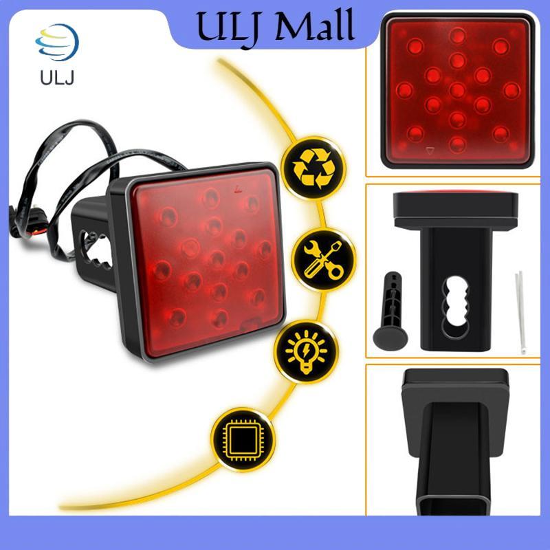 Đèn phanh màu đỏ xe ULJ LED DRL Xe tải Hitch Cover Fit 2 "Kéo Hauling Đuôi sau nhấp nháy Đèn hậu chống nước.