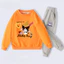 Bộ áo Hoodie thường ngày Kuromi Girls Sweatpants phong cách hoạt hình dễ thương Trang phục trẻ em thoải mái để mặc hàng ngày