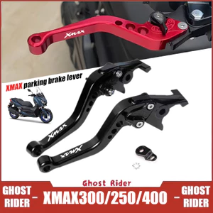 Dành Cho Xe YAMAHA XMAX300 XMAX250 XMAX125 XMAX400 Có Thể Điều Chỉnh Cần Phanh Ly Hợp Đòn Bẩy Đỗ Xe Phanh Có Khóa Đỗ Xe Nhôm CNC Phụ Kiện Sửa Đổi