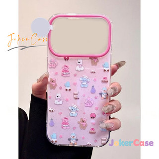 Ốp Lưng Cho Iphone 11 13 17 16 15 14 12 Pro Max 17Air 8 15 16 Plus X XR XS Max Phim hoạt hình động vật nhỏ Bìa IMD mới