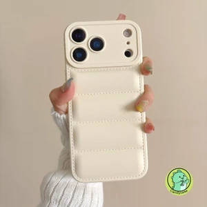 Ốp Điện Thoại Down Jacket Cho Samsung Galaxy S23 S21 S20 S10 Ultra FE Plus S23 + S21 + S20 + S10 + Vỏ Sang Trọng Dễ Thương Đơn Giản Màu Kẹo Chống Rơi Vỏ Mềm