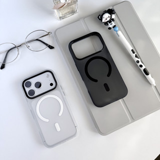 [JLK] Ốp từ tính chống sốc mờ IMD iPhone 17 Pro Max Air 16 15 14 13 Vỏ cứng điện thoại 2.5