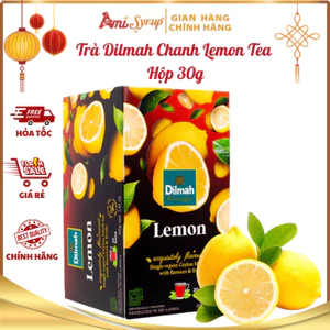 Trà Dilmah Chanh Lemon Tea Hộp 30g, Hương Chanh Tươi Mát Khới Đầu Ngày Mới Sảng Khoái