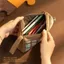 Bút chì BEABOUT, Túi đựng bút kẻ sọc cầm tay, Túi đựng văn phòng phẩm chống bẩn dung tích lớn đa chức năng dành cho học sinh