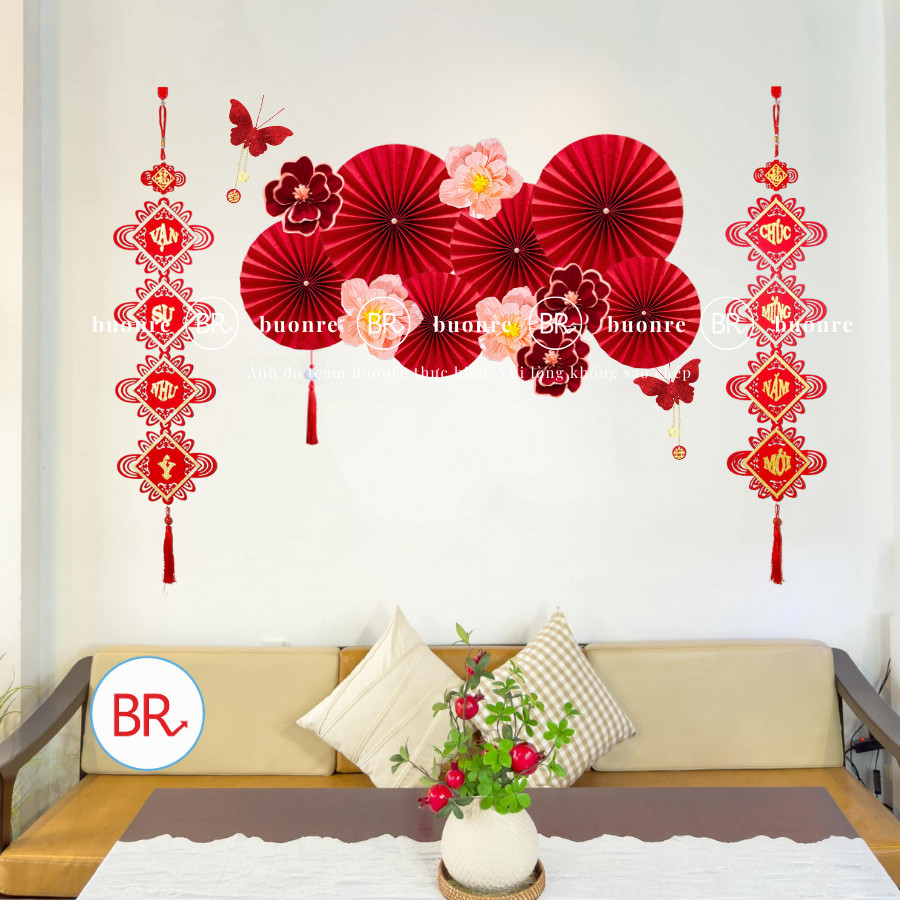 [HỎA TỐC HCM] [Tết 2026] Set nguyên liệu trang trí Đón Xuân Bảo Lộc - Phụ kiện trang trí tết nhà cửa,quán cà phê,lớp học