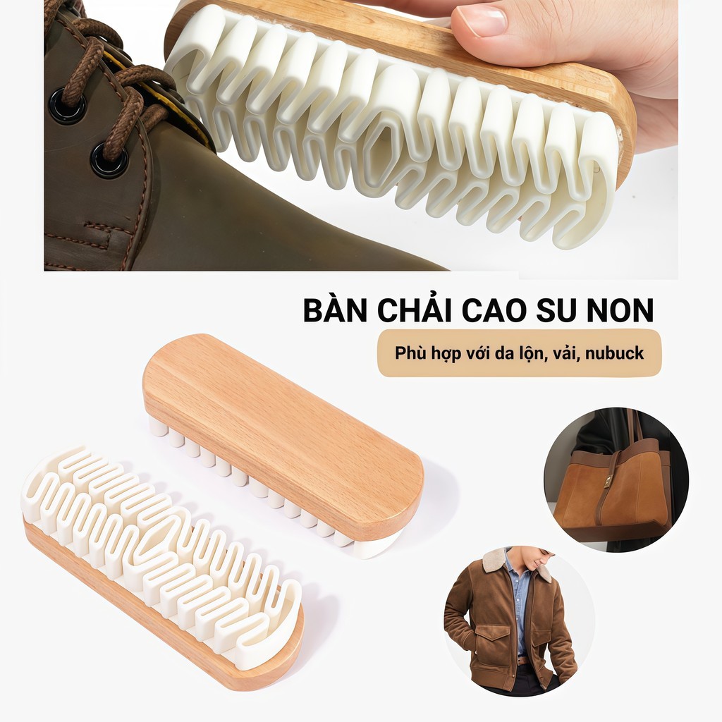 Bàn Chải Cao Su Non Chuyên Dùng Vệ Sinh Làm Sạch Đánh Giày, Đồ Da Lộn - FE123