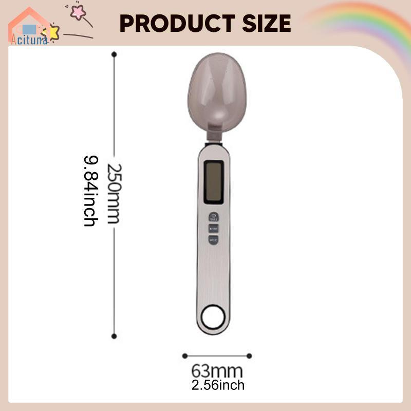 Cân Thìa Kỹ Thuật Số 0.5G-500G Đơn Vị Hỗ Trợ Chính Xác G / Cân Thực Phẩm Có Thể Tháo Rời Thìa Đo Cho Đầu Bếp Trà
