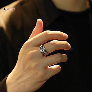 Nhẫn mở retro nghệ thuật bàn tay của Chúa dành cho nam - Julyhot