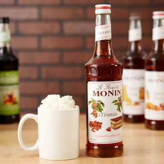 Siro Monin Tiramisu 70cl, Nguyên Liệu Pha Chế Hương Bánh Tiramisu Thơm Ngọt, Syrup Nhập Khẩu Pháp