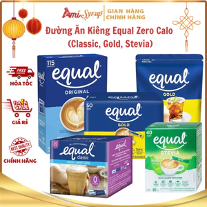 Đường Ăn Kiêng Equal Zero Calo Đủ Các Dòng (Classic, Gold, Stevia) - Lý Tưởng Cho Chế Độ Ăn Kiêng