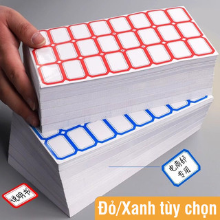 Nhãn dán văn phòng set 50 tem dán đa năng, ghi chú linh hoạt, đánh dấu nhanh, ghi giá tiện lợi