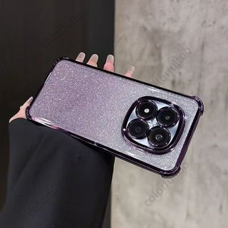 Ốp Chống Sốc Redmi Note 15 2026 Cho Redmi Note 15 14 Pro Plus + 15Pro + Note14 Note15Pro 4G 5G Ốp Lưng Mạ Trong Suốt Lấp Lánh Bling Gradient Silicon Mềm Ốp Lưng Túi Khí