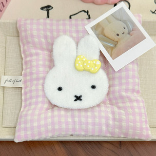 Dải băng thỏ Miffy dệt kimi nơ và velcro - phụ kiện tóc sang trọng cho bé gái