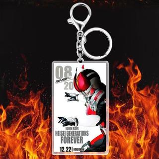 Kamen Rider Anime Two-Dimensional Peripheral Creative Personality Poster Pendant Handsome Keychain School Bag
