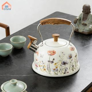 Ấm đun nước huýt sáo bằng thép không gỉ Acutuna, Ấm trà bộ đồ ăn 3L, Ấm trà cà phê để cắm trại Nhà bếp Hộ gia đình Dã ngoại Nước sôi
