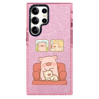 Ốp lưng Gitter Bee Bears Pig Phone Case For cho Samsung Galaxy S26 25 24 23 22 UItra S25 24 Plus Vỏ bảo vệ chống sốc
