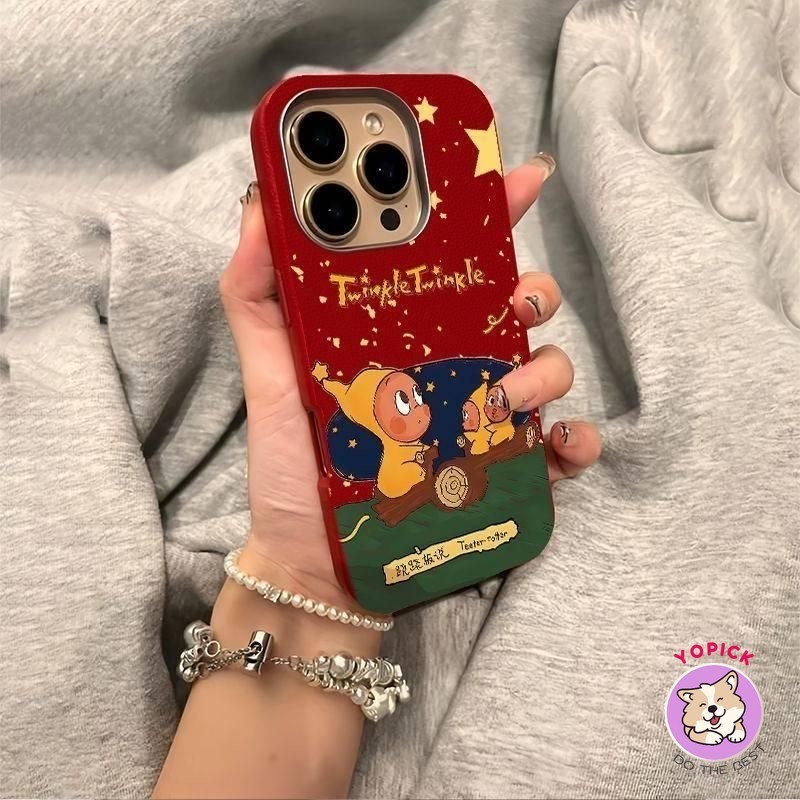 Ốp Điện Thoại Nhân Vật Ngôi Sao Hoạt Hình Dễ Thương Cho IPhone 16 16 16Pro 16Plus 16Pro Max 11 12 13 14Plus 15Pro XR XS Max 7 8Plus Vỏ Điện Thoại Cô Gái Bạn Bè SP