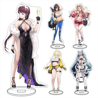Anime Nikke Goddess Of Victory Acrylic Figures Model Plate Sexy Girl Cool Girl Pattern Standing KeyChain for Fans