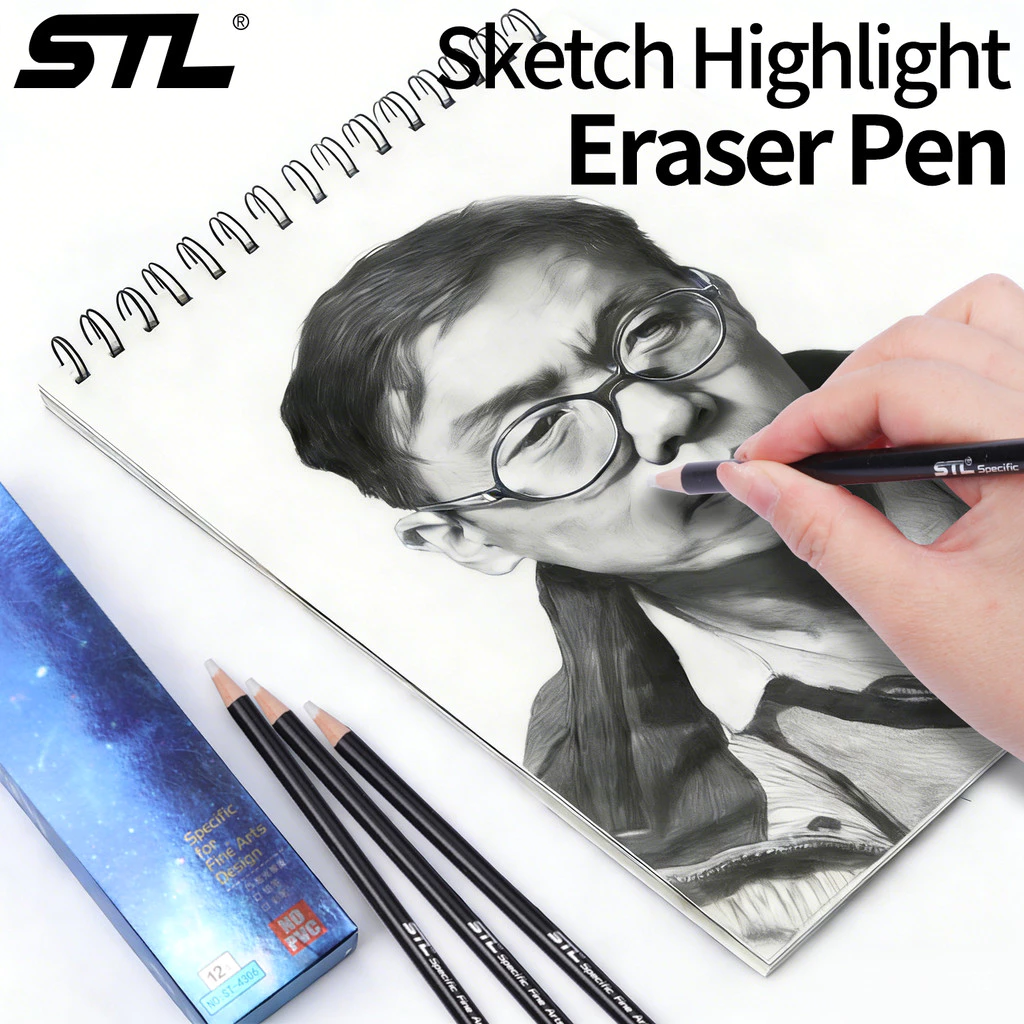 6 / 12 / 18 / 24 Chiếc Bút Cao Su Bút Chì Tẩy Để Vẽ Manga Độ Chính Xác Cao Bút Hình Tẩy Cho Trường N