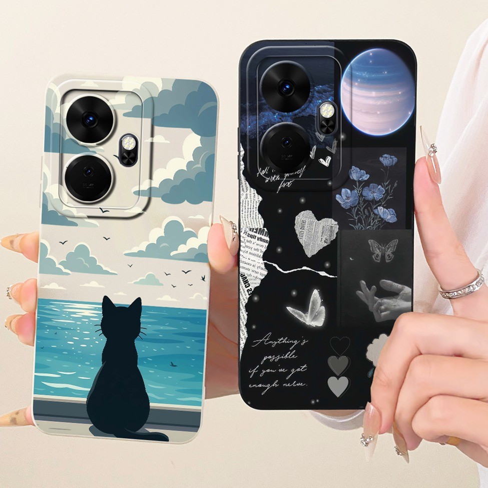 Ốp lưng ITEL P55 Plus Thời trang sang trọng Cool Kawaii Vỏ Silicon sơn dễ thương ITEL P55 + PL63LN P663L