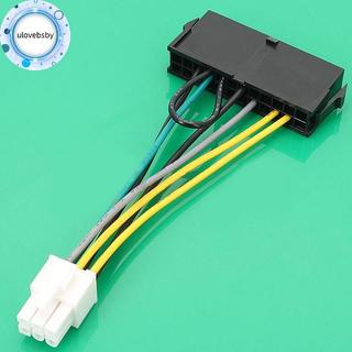Ulovebsby 24Pin Nữ Sang 6P Nam Bộ Chuyển Đổi Nguồn Điện Cáp Cho Dell 6 PIN 3060 7050 Mainboard VN