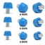 NKSFX 12 Cái Bộ đinh tán khởi động bóng đá, gai thay thế chống trượt 8mm 10mm, phụ kiện khởi động M6 Vít ren có cờ lê Giày bóng đá Cleats Huấn luyện bóng đá