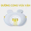 Gối cao su non chống méo đầu Nhà Gấu hình dễ thương cho bé Cho Bé Từ 0-12 Tháng Tuổi