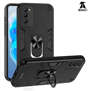 Dành Cho Tecno Camon 18P Ốp điện thoại Thiết Kế Chiến Binh Lưng Cứng Có Giá Đỡ Nhẫn Chống Sốc Mềm TPU Nâng Cạnh Mỏng Bao