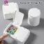 Springevenstar Để Bàn Hộp Bảo Quản Mini Cotton Swab Có Nắp Sinh Viên Mỹ Phẩm Cotton Nhựa Chống Bụi Sinh Viên Đồ Vặt Vặt Hoàn Thiện Hộp Springevenstar