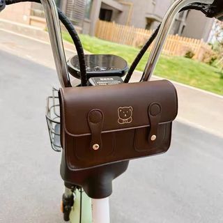 Xe Điện Túi Nhỏ Túi Trước Đặt Những Điều Thần Gấu Dễ Thương Bảo Quản Chống Thấm Nước Xe Máy Bên Túi